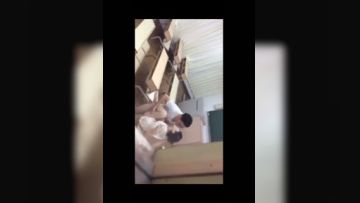 门事件网络疯传的“金坛二中黄老师”和“胡金戈”教室演活