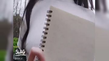 萝莉脸清纯妹子『XIAOE』户外跳蛋阅读黑丝足交洗澡日常自慰修剪心型阴毛第01集