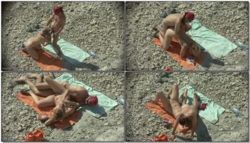 长焦距高清偷拍天体海滩晒太阳浴的恩爱疯狂情侣光天化日啪啪啪先互舔再打炮姿势换的多太开放了很激情