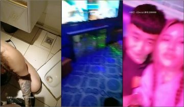 我和兄弟带着小姐姐进入KTV里的洗手间 小姐姐吹箫的水平不够高 兄弟插进蝴蝶逼