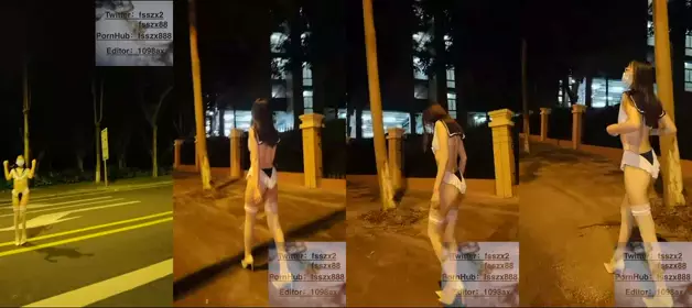 推特网红 FSS 冯珊珊 户外露出福利 88.美少女战士-高画质