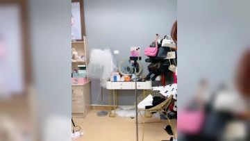 腿模网红女神！超性感！牛仔裤高跟鞋