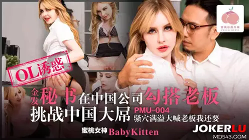 PMU-004 BabyKitten 金发秘书在中国公司勾搭老板挑战中国大屌 蜜桃影像传媒