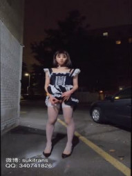 圈内户外大佬--TSCD 小薰 ，深夜小区楼下，性感女仆装，惊险一幕幕、东张西望，精液撸得满天飞，那一刻高潮真的爽！