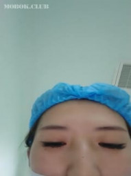 医院手术室麻醉科专业护理员下海兼职,深夜无人,脱下防疫服露出黑沐耳勾人