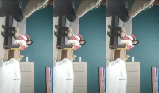 【小夏探花】眼镜妹极品大胸，脱光后判若两人，淫荡小娇娃，舌吻啪啪激情如火