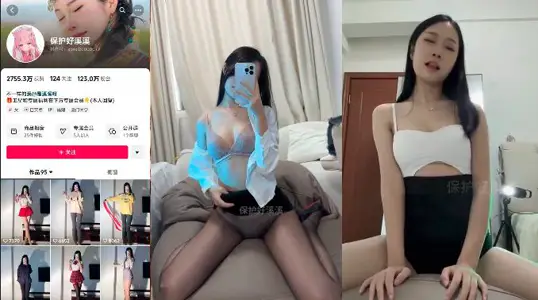 抖音女神【保护好溪溪】露脸私拍视频曝光，百万粉丝看傻眼骚浪姿势全套表演