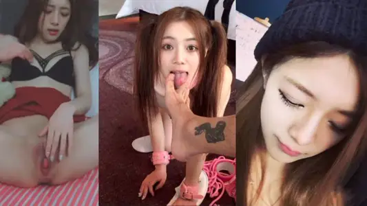 高颜值大眼母狗御姐模特身材，私下却反差至极跪地舔脚伺候主人