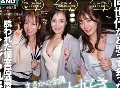 DANDY-970 オンラインゲーム仲间が同世代だと思って会ったらまさかの全员セックス大好きおばさん！！ 诱われた个室居酒屋で股间をイジられ暴発したら朝まで何度も中出しさせられた