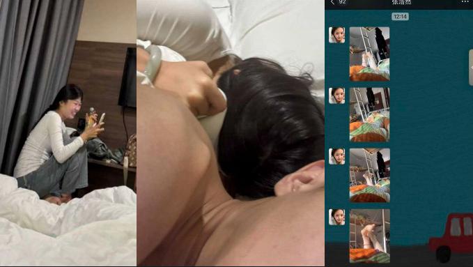 山东烟台南山学院经管系【张梦琪】大瓜，潘金莲被男友堵宿舍门口质问并流出出轨视频